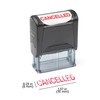 Self Inking Rubber Stamp, Refillable Red Ink Preinstalled - (9/16"