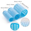 Self Grip Hair Rollers Set, with Hairdressing Curlers (Large, Medium,