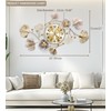 JXQXYN Clocks for Living Room, Large Wall Clock, 3D Silent