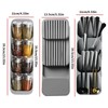 Kitchen Drawer Cutlery Organizer – Flatware Knife Spoon Fork Tray,