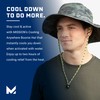 MISSION Cooling Anywhere Boonie Hat, Etched Camo Black Forest -