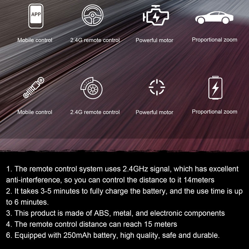 Mini RC Car with Can Box Power Induction Fourway Remote