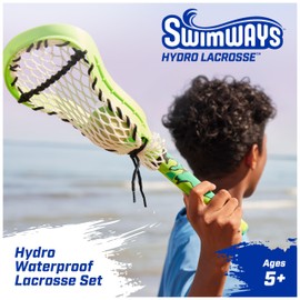 SwimWays Hydro Lacrosse, Blue, Outdoor Games for Adults & Kids, Swimming Pool Accessories and Pool Party Games, Blue