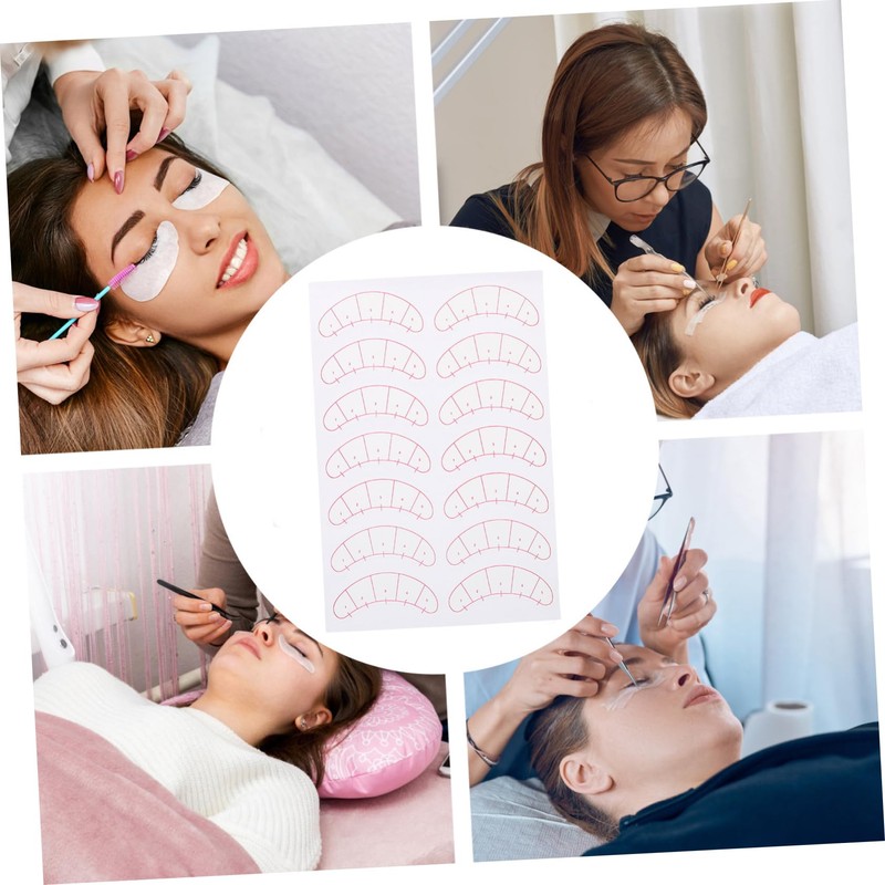Beavorty 10sheets Accurate Eyelash Stickers Scales under Eye Pads for