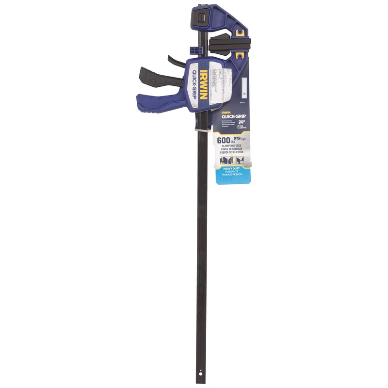 IRWIN QUICK-GRIP One-Handed Bar Clamp, Heavy-Duty, 24", 1964714