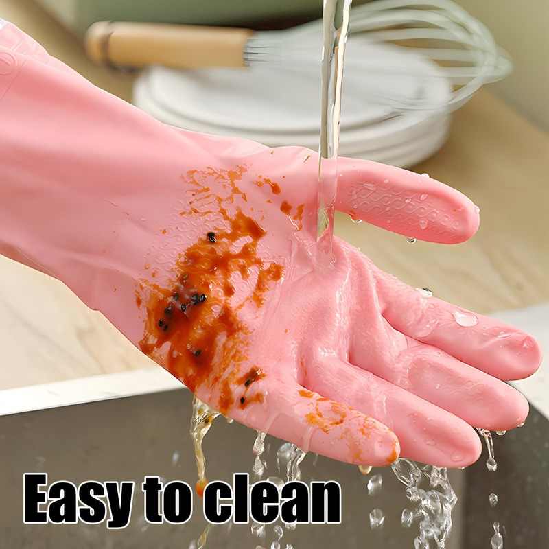 LHLZNB superior gloves medium - premium rubber washing up gloves