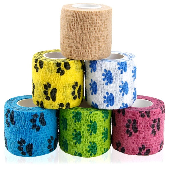 AUPCON Vet Wrap Cohesive Bandages Bulk Self Adhesive Bandage Wrap