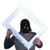 White Antique Style Square 'Selfie' Posing Frame