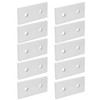 10Pcs Joining Plate Aluminum Flat Connecting Reinforcement Tool for Construction
