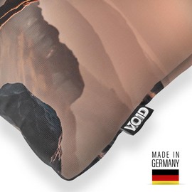 VOID Steinbock Alps Bock Hiking Cushion Cover Polyester Christmas Decoration Winter Outdoor Decoration Cushion Size: 40 x 40 cm