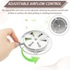 4 Pcs BBQ Smoker Air Vent Stainless Steel BBQ Grill