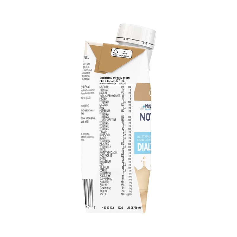 Nestle Novasource Renal Nutritionally Complete Formula Café Mocha Flavor 8