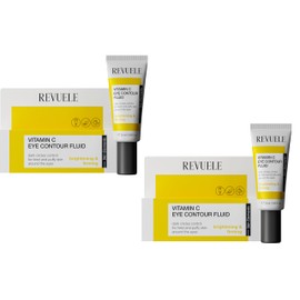 REVUELE 2 Pack. VITAMIN C AUGENKONTURFLÜSSIGKEIT 2x25ml