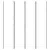 4-Panel White Fabric Room Divider 78.7"x86.6" Screen & Dividercolor: White