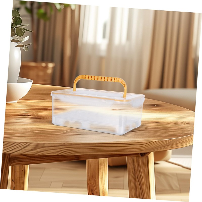 Cabilock Shot Glass Display Box Dustproof Glassware Storage Case with