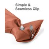 boxed-gifts Clip on Ties for Men - Premium Rust Solid