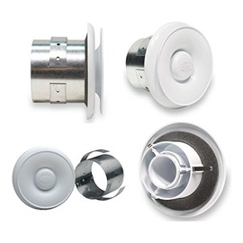 Fantech CG 4 Contour Grille with Collar for 4" Duct