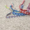 Handmade 8 Pcs Multi Color Woven Friendship Bracelet Braided Thread