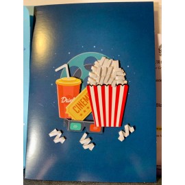 Burgoyne FREE SHIPPING @ $20! Thinking of You Multi-purpose Card Movie Popcorn Ticket