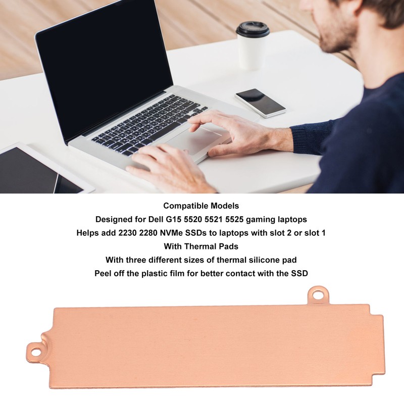 SSD Heatsink Thermal Shield 2FHJR 02FHJR CN 02FHJR M.2 PCIe