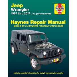 Jeep Wrangler 4-cyl & 6-cyl, 2WD & 4WD (87-17) Haynes Manual USA (Paperback)