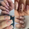 Heart Nail Art Stickers Valentine's Day Nail Decals 8PCS Empty
