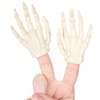 Accoutrements Archie McPhee Funny Glow-in-The-Dark Skeleton Finger Hands: Spooky Set