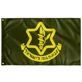 valluebuybattery Israel Defense Forces GREEN 3'X5' Flag 100D Tzahal IDF Israeli Military banner