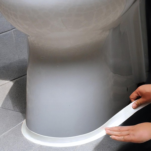 Bath & Kitchen Caulk Tape Sealant Strip - PVC Self