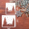 Christmas Stencils for Window Glass Large Christmas Stencil Forest Deer