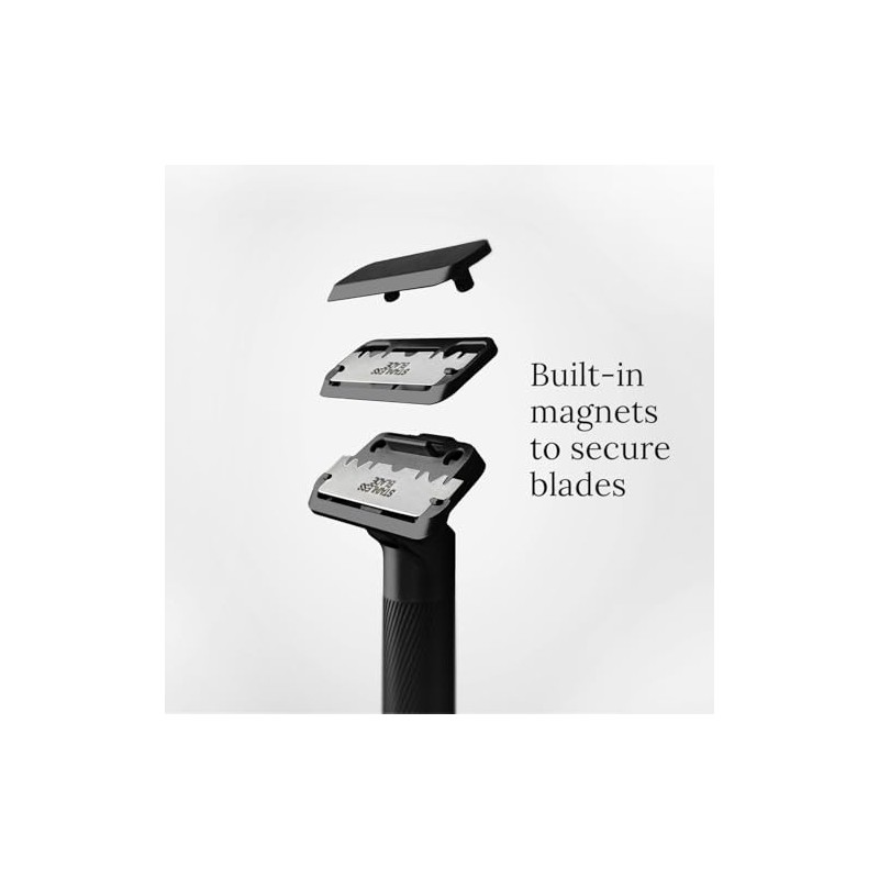 Form Razor | Aluminum Dual-Blade Safety Razor with 10 Single-Edge