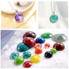 Nifocc Cabochon Gem Silicone Mold Oval Teardrop Round Square Pendant