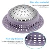 Aluvor Shower Drain Hair Catcher, Shower Drain Cover, Bathtub Drain