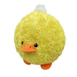 Pet Lou Duck Ball, Yellow, 8-inches Height, Squeak Toy, Plush, Pet Toys and Supplies