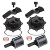 BESIMLI 2-Port/3-Port Pool Valve Rebuild Kit Compatible with Jandy 2-way/3-way