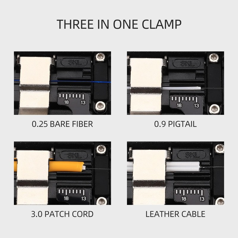 Fiber Cutter Fiber Optic Cleaver 16 Surface Blade Fiber Cutting