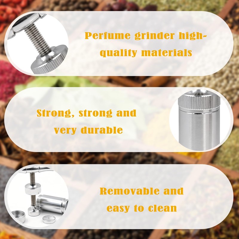 Zatixbu Pollen Press Tool, Heavy Duty Kief Presser with Aluminium