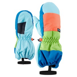 Ziener Unisex - Babies LIWI Ski Gloves for Children, Blue Aqua, 116