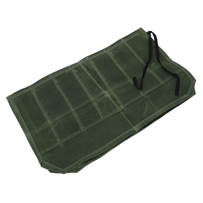 Waxed Canvas Knife Bag 7 Pocket Professional Foldable Chef Knife