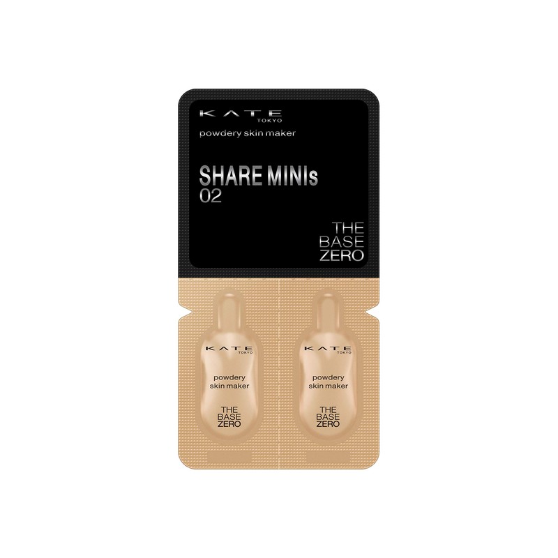 Kate Powdery Skin Maker Share Mini 02 Foundation Standard Skin