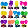 12 Pcs Easter Eggs Filled with Pull Back Cars, Easter