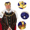 Toddmomy 1pc King Crown Hat Party Hats Gold Costume Accessories