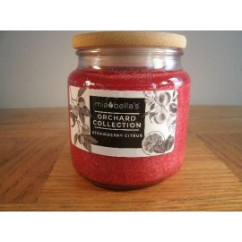 Mia Bella 16 Oz. Gourmet Candle-Strawberry Citrus
