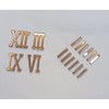 Yuxuanish Rose Gold Roman Numerals (4cm) & Dashes (3cm) for