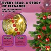 Christmas Bead Chain 10M, Luxury Plastic Garland, Xmas Tree Hanging