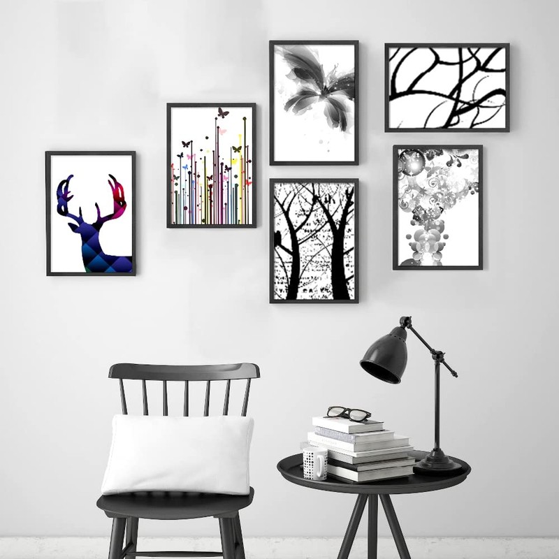 Veelot A4 Photo Frame Black Solid Wood Photo Frame Set