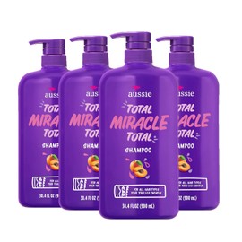 Aussie Total Miracle Collection 7N1 Acondicionador, 12.1 onzas líquidas, Total Miracle, Shampoo 30.4 FL OZ, 30.4 Fluid Ounce (Pack of 4)