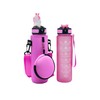2002 Time Marked 1L Water Bottle with Straw and Neoprene