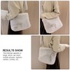 VALICLUD 1Pc Plush Shoulder Bag with Large Capacity Chic Messenger