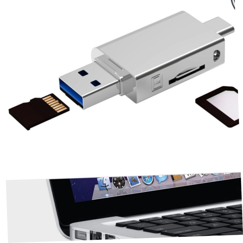 KICHOUSE USB c to Card Reader Multi-Format Card Reader for